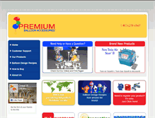 Tablet Screenshot of premiumballoon.com